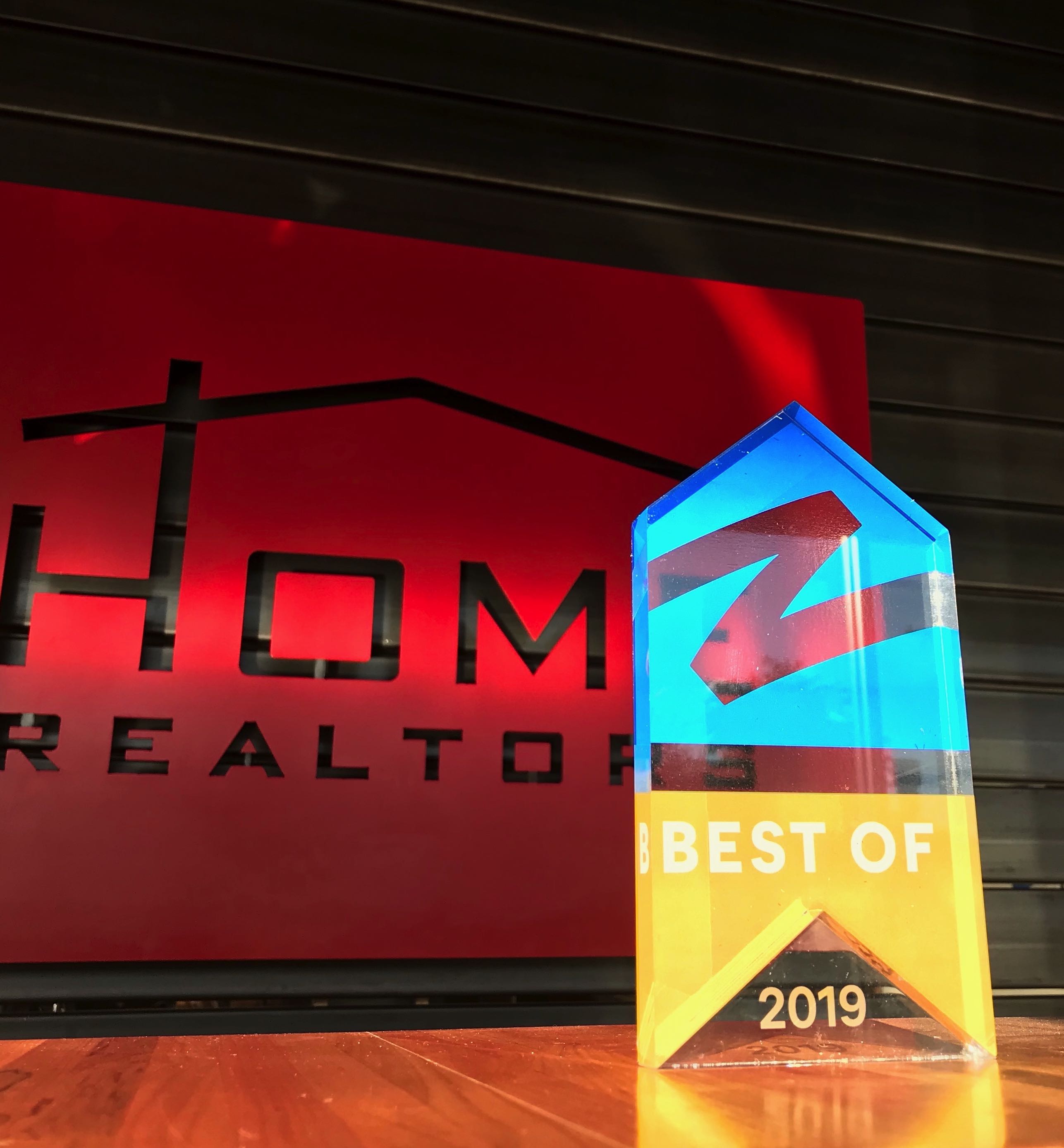 Zillow Award Zillow Award